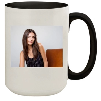 Emily Ratajkowski 15oz Colored Inner & Handle Mug