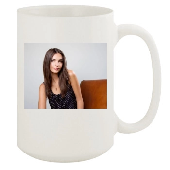 Emily Ratajkowski 15oz White Mug