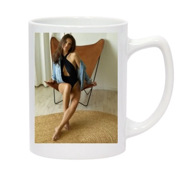 Emily Ratajkowski 14oz White Statesman Mug