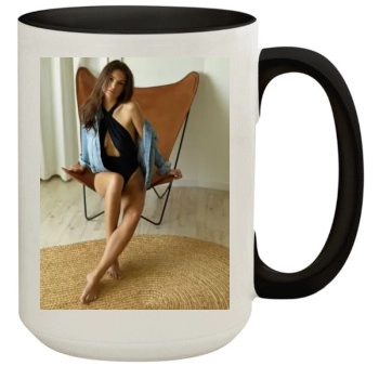 Emily Ratajkowski 15oz Colored Inner & Handle Mug