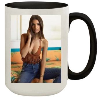 Emily Ratajkowski 15oz Colored Inner & Handle Mug