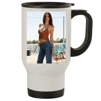 Emily Ratajkowski Stainless Steel Travel Mug