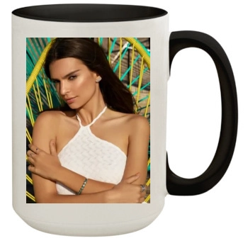 Emily Ratajkowski 15oz Colored Inner & Handle Mug