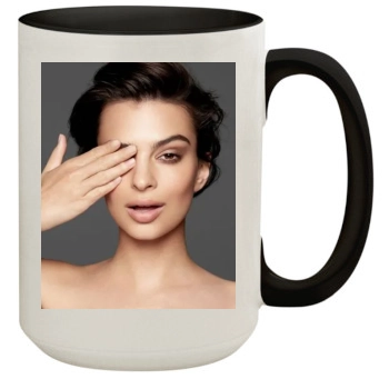 Emily Ratajkowski 15oz Colored Inner & Handle Mug