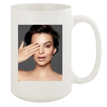 Emily Ratajkowski 15oz White Mug