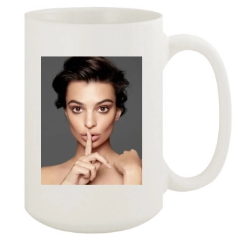 Emily Ratajkowski 15oz White Mug