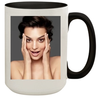 Emily Ratajkowski 15oz Colored Inner & Handle Mug