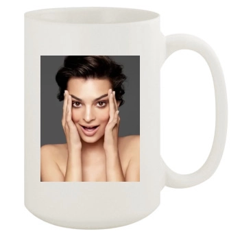 Emily Ratajkowski 15oz White Mug