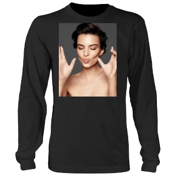 Emily Ratajkowski Men's Heavy Long Sleeve TShirt