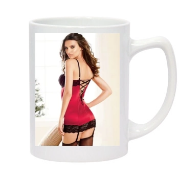 Emily Ratajkowski 14oz White Statesman Mug