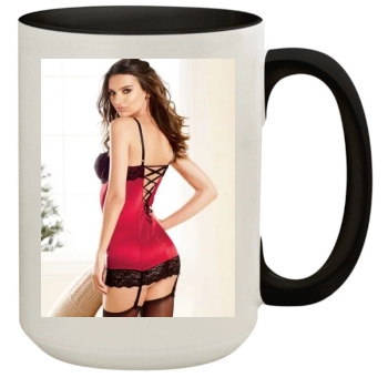 Emily Ratajkowski 15oz Colored Inner & Handle Mug