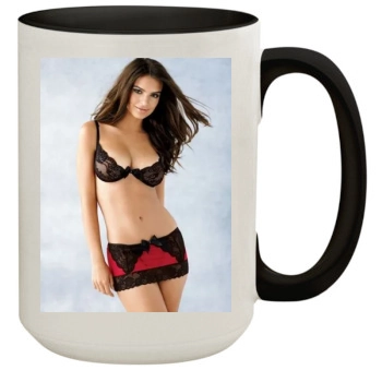 Emily Ratajkowski 15oz Colored Inner & Handle Mug