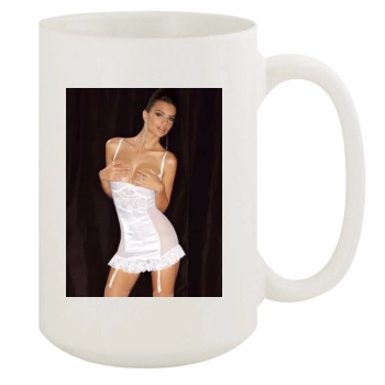 Emily Ratajkowski 15oz White Mug