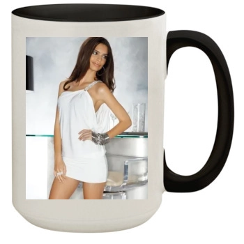 Emily Ratajkowski 15oz Colored Inner & Handle Mug