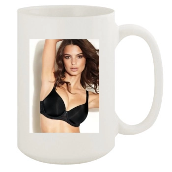 Emily Ratajkowski 15oz White Mug