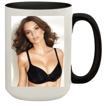 Emily Ratajkowski 15oz Colored Inner & Handle Mug