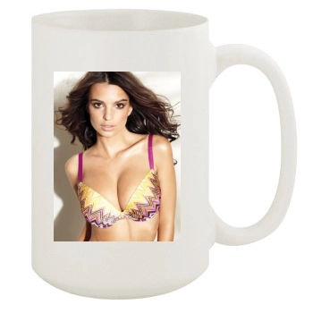 Emily Ratajkowski 15oz White Mug