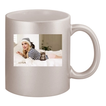 Emma Roberts 11oz Metallic Silver Mug