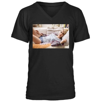 Emma Roberts Men's V-Neck T-Shirt