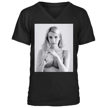 Emma Roberts Men's V-Neck T-Shirt