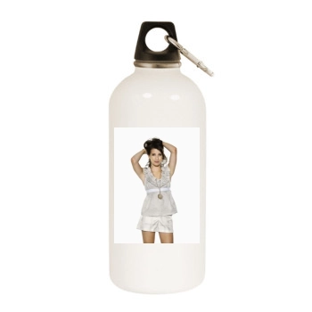 Emma Roberts White Water Bottle With Carabiner