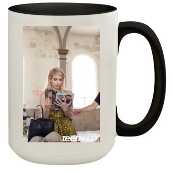 Emma Roberts 15oz Colored Inner & Handle Mug