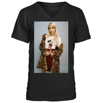 Emma Roberts Men's V-Neck T-Shirt