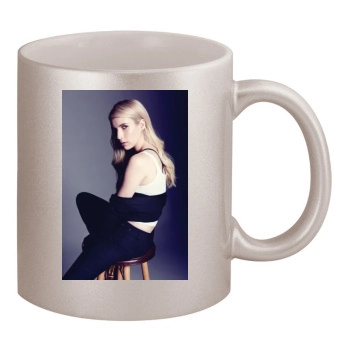 Emma Roberts 11oz Metallic Silver Mug