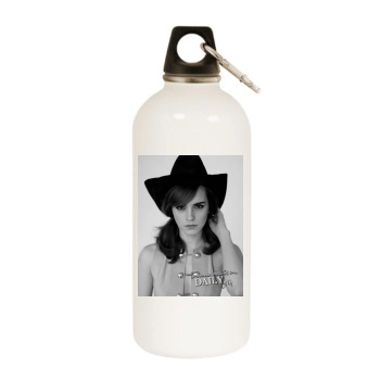 Emma Watson White Water Bottle With Carabiner