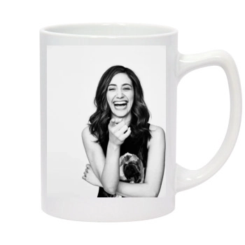 Emmy Rossum 14oz White Statesman Mug