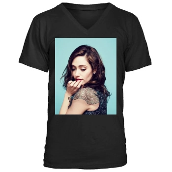 Emmy Rossum Men's V-Neck T-Shirt