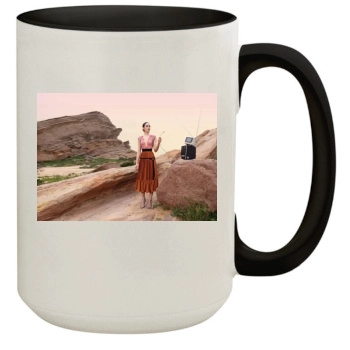 Emmy Rossum 15oz Colored Inner & Handle Mug