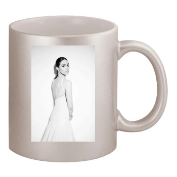 Emmy Rossum 11oz Metallic Silver Mug