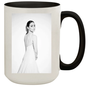 Emmy Rossum 15oz Colored Inner & Handle Mug