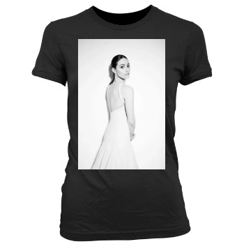 Emmy Rossum Women's Junior Cut Crewneck T-Shirt