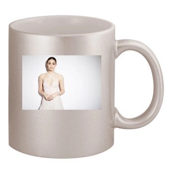 Emmy Rossum 11oz Metallic Silver Mug