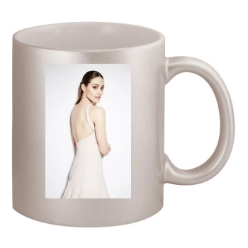 Emmy Rossum 11oz Metallic Silver Mug