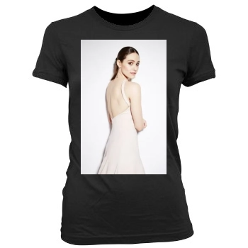 Emmy Rossum Women's Junior Cut Crewneck T-Shirt