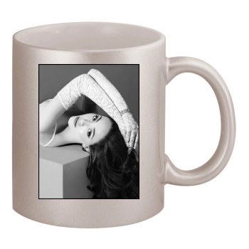 Emmy Rossum 11oz Metallic Silver Mug