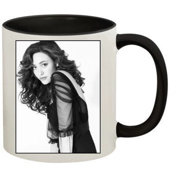 Emmy Rossum 11oz Colored Inner & Handle Mug