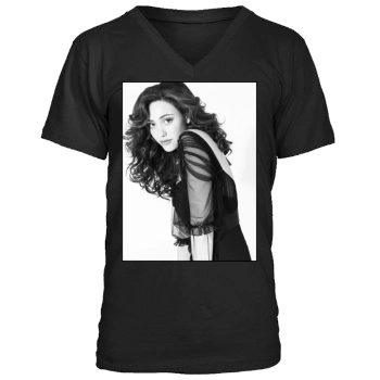 Emmy Rossum Men's V-Neck T-Shirt