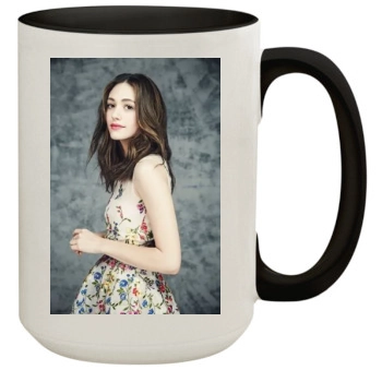 Emmy Rossum 15oz Colored Inner & Handle Mug