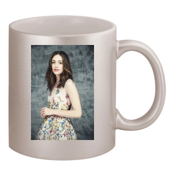 Emmy Rossum 11oz Metallic Silver Mug