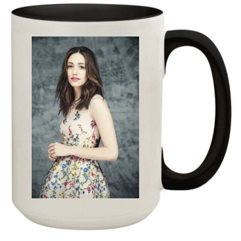 Emmy Rossum 15oz Colored Inner & Handle Mug