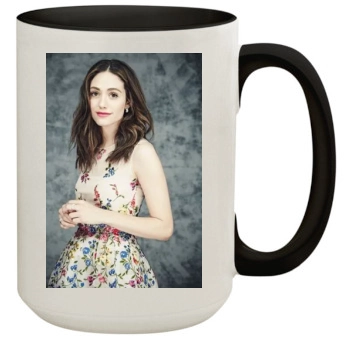 Emmy Rossum 15oz Colored Inner & Handle Mug