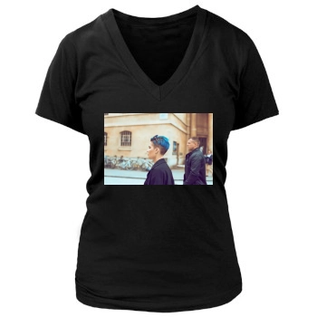 Halsey Women's Deep V-Neck TShirt