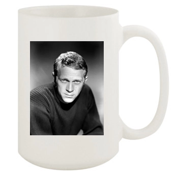 Steve Mcqueen 15oz White Mug