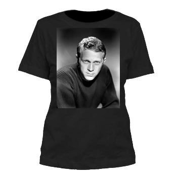 Steve Mcqueen Women's Cut T-Shirt