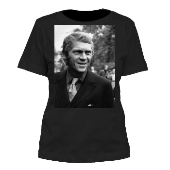 Steve Mcqueen Women's Cut T-Shirt