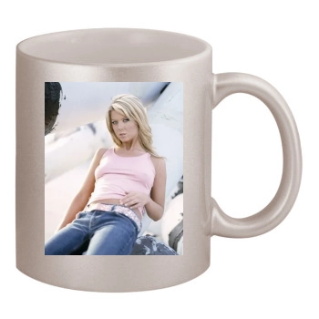 Tara Reid 11oz Metallic Silver Mug